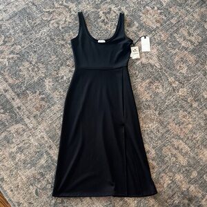 Leith Black Midi Dress